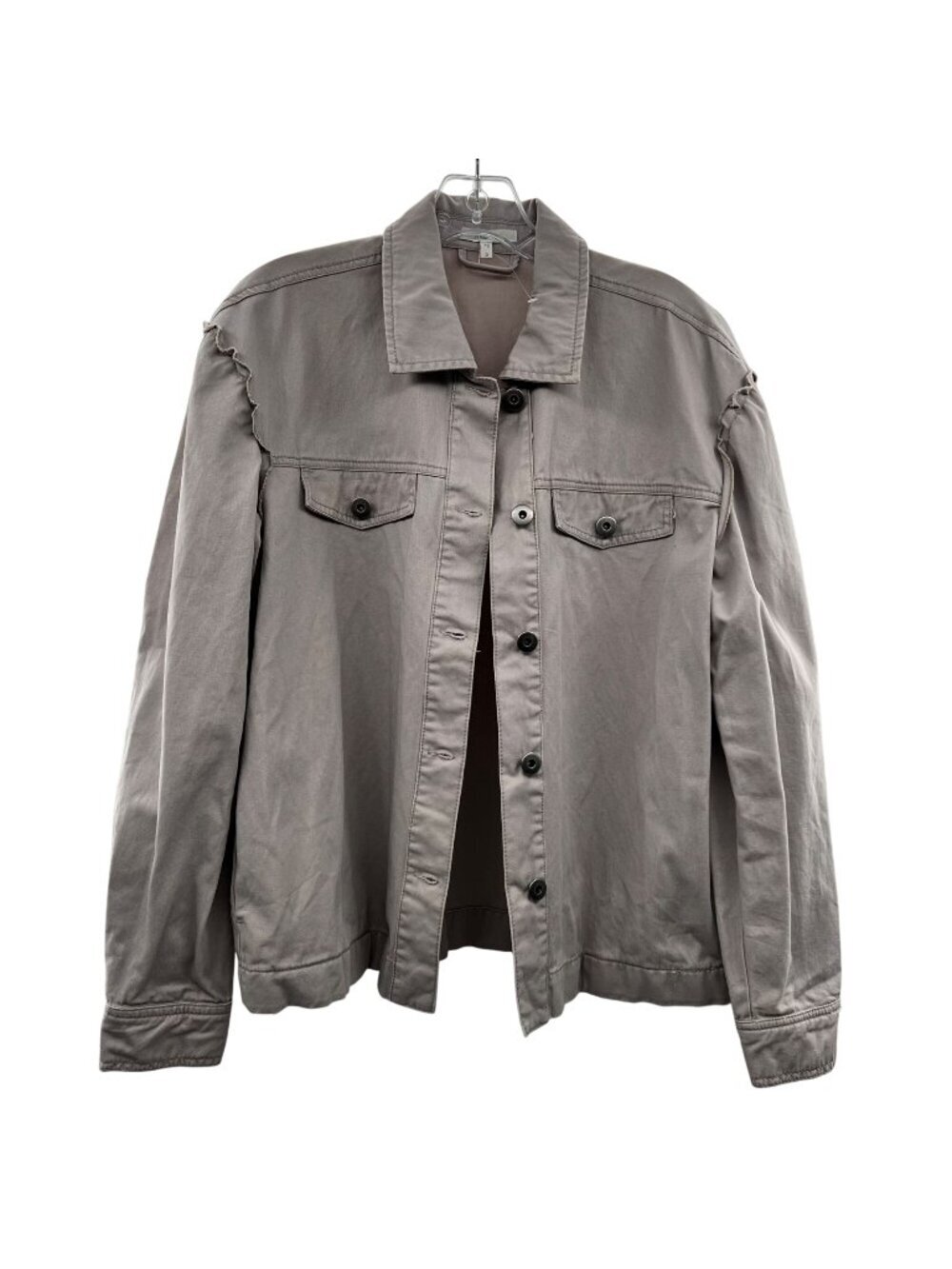 Maurices Women's Button Up Shirt Jacket Gray Size Small